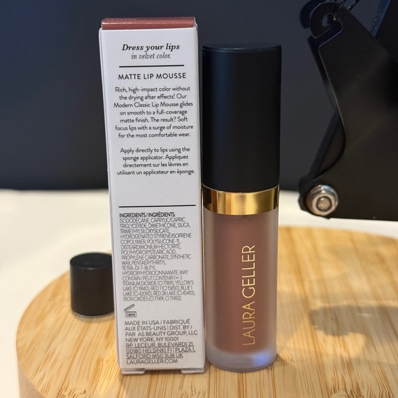 Laura Geller • Modern Classic • Matte Lip Mousse • Terrific Truffle • 0.08oz NIB - Picture 3 of 4